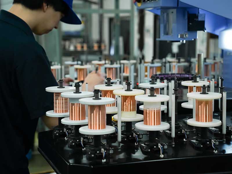 ひさご電材 電線製造 作業風景